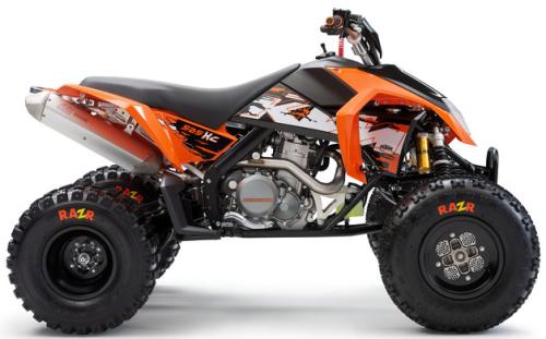 KTM XC 450 ATV 2010, Orange