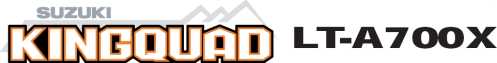 SUZUKI LT-A 700 X Logo