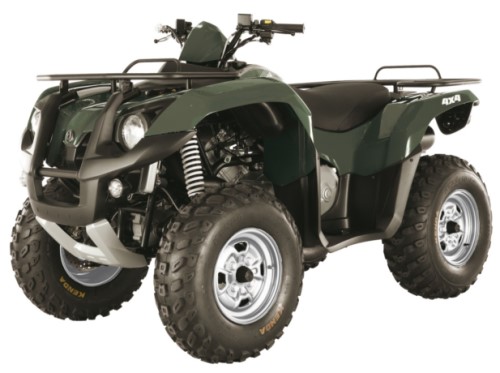 SYM Quadraider 600 2009, Olivgr�n