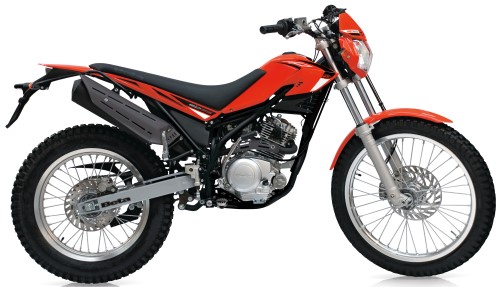 BETA Alp 125 2008, Rot Fluo