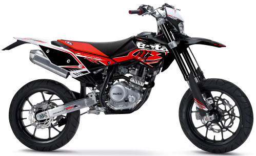 BETA RR 125 4T LC Motard 2012, Schwarz