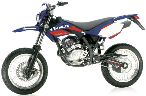 BETA RR 125 4T Motard 2008, Blau