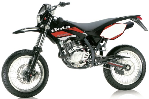 BETA RR 125 4T Motard 2008, Matt Schwarz