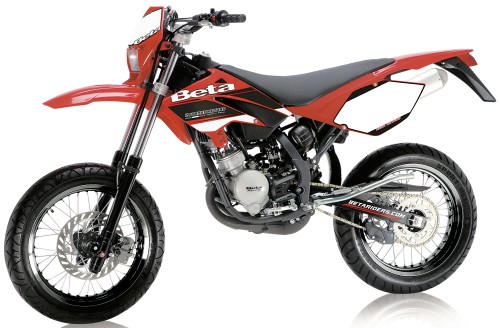 BETA RR 50 Motard 2008, Rot Fluo