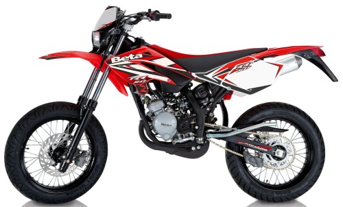 BETA RR 50 Motard 2009, Rot Fluo