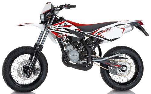 BETA RR 50 Motard 2009, Weiss