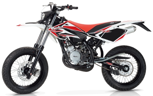 BETA RR 50 Motard 2010, Weiss