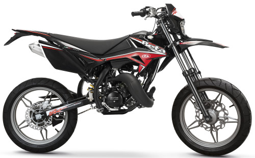BETA RR 50 Motard Standard 2013, Rot Fluo