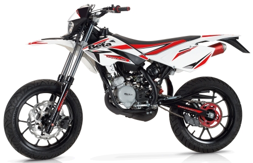 BETA RR 50 Motard Track 2010, Weiss