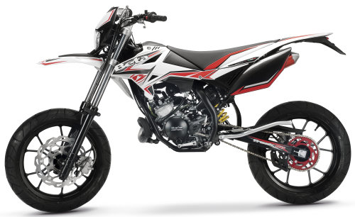 BETA RR 50 Motard Track 2013, Weiss