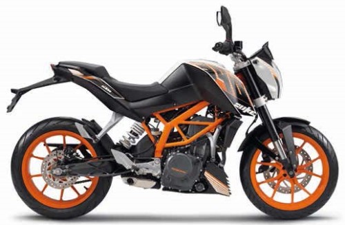 KTM Duke 390 A 2016, Weiss