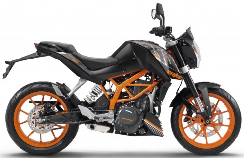 KTM Duke 390 A 2016, Schwarz