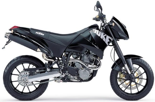 KTM Duke 640 E II 2003, Schwarz