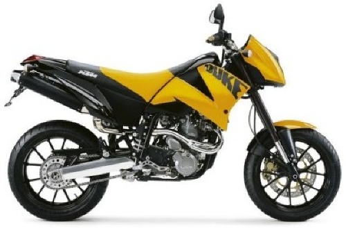 KTM Duke 640 E II 2004, Gelb