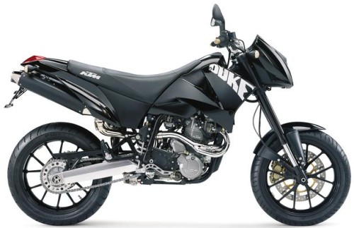 KTM Duke 640 E II 2004, Schwarz