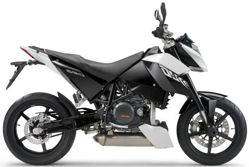 KTM Duke 690 III 2008, Weiss