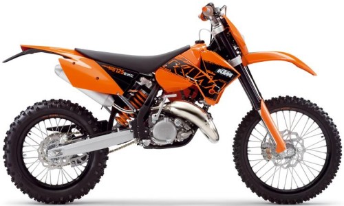 KTM EXC 125 2007, Orange