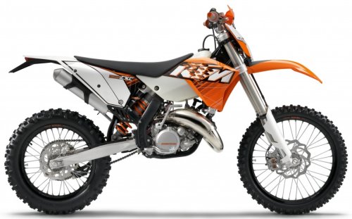 KTM EXC 125 2011, Orange