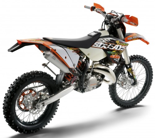KTM EXC 125 SixDays 2010, Orange
