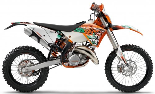 KTM EXC 125 SixDays 2011, Orange