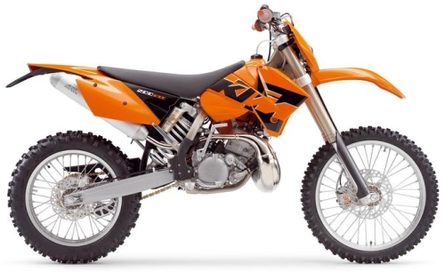 KTM EXC 200 2005, Orange