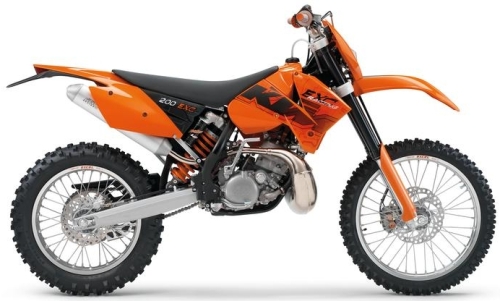KTM EXC 200 2006, Orange