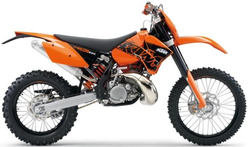 KTM EXC 200 2007, Orange