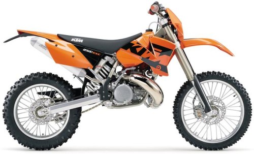 KTM EXC 250 2004, Orange