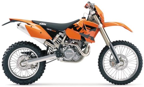 KTM EXC 400 Racing 2004, Orange