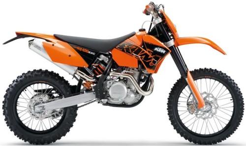 KTM EXC 400 Racing 2007, Orange