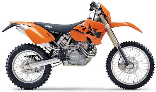KTM EXC 450 Racing 2003, Orange