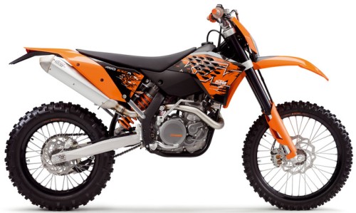 KTM EXC-R $50 2008, Orange