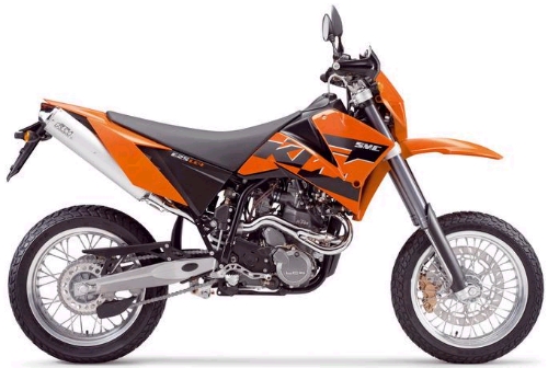 KTM LC4 625 SMC 2005, Orange