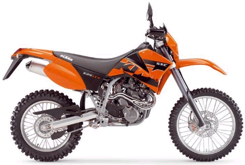 KTM LC4 625 SXC 2005, Orange