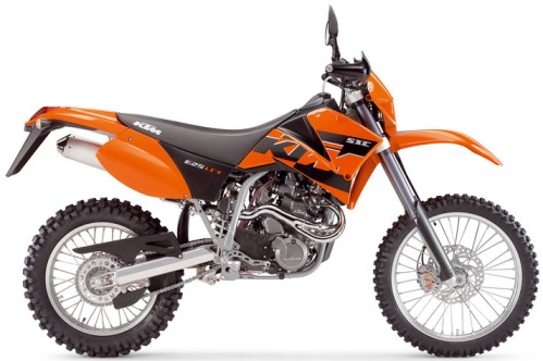 KTM LC4 625 SXC 2007, Orange