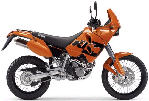 KTM LC4 640 Adventure E 2005, Orange