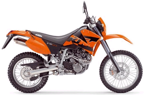 KTM LC4 640 Enduro E 2005, Orange