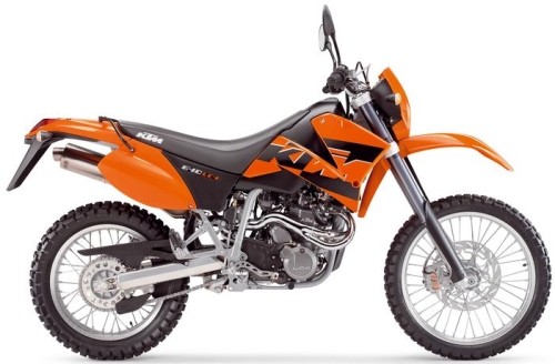 KTM LC4 640 Enduro E 2006, Orange