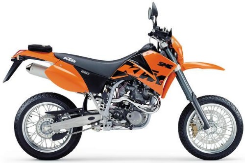 KTM LC4 660 SMC 2003, Orange