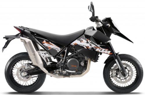 KTM LC4 690 SuperMoto Limited Editon 2009, Schwarz