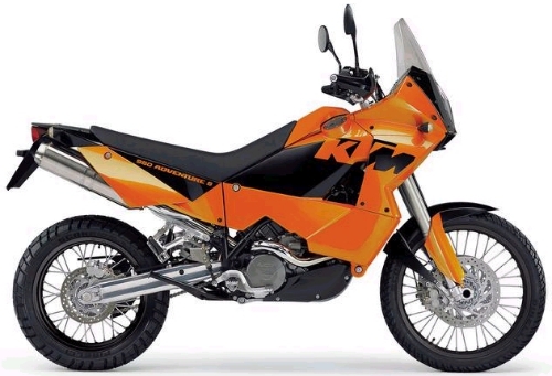 KTM LC8 950 Adventure S 2003, Orange