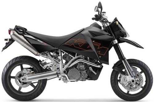 KTM LC8 950 SuperMoto 2006, Schwarz