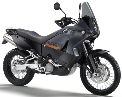 KTM LC8 990 Adventure A 2006, Schwarz-Grau