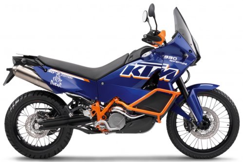 KTM LC8 990 Adventure A Dakar 2011, Blau