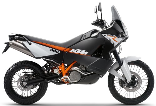KTM LC8 990 Adventure R 2009, Schwarz-Weiss
