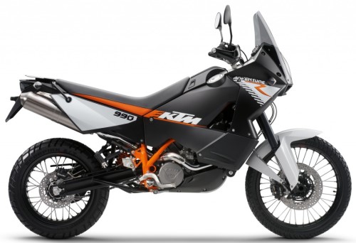 KTM LC8 990 Adventure R 2012, Schwarz-Weiss