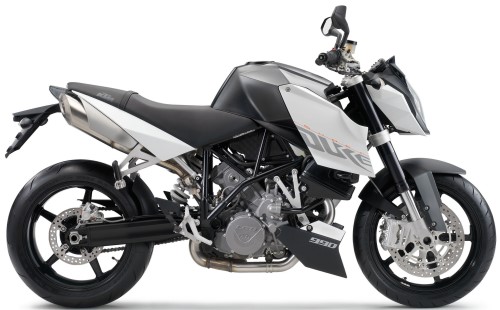 KTM LC8 990 SuperDuke 2008, Weiss