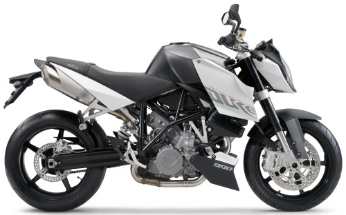 KTM LC8 990 SuperDuke 2009, Weiss