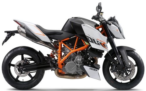 KTM LC8 990 SuperDuke R 2009, Schwarz-Weiss