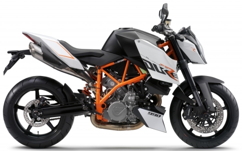KTM LC8 990 SuperDuke R 2011, Schwarz-Weiss
